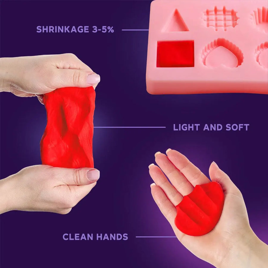 COLOURS S. Air clay compound W05 Red