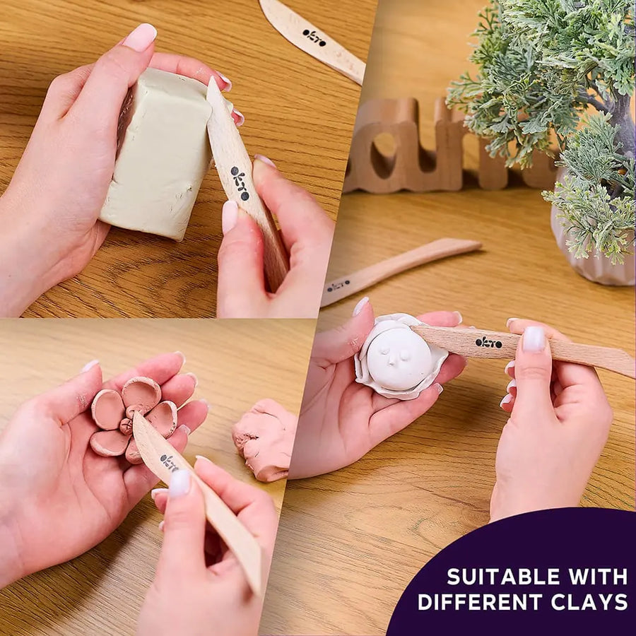 Wooden modeling tool