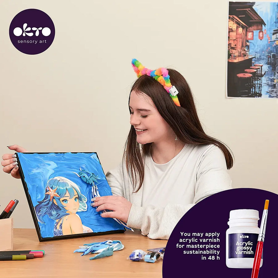 DIY 3D Painting set MANGA Water, photo 7