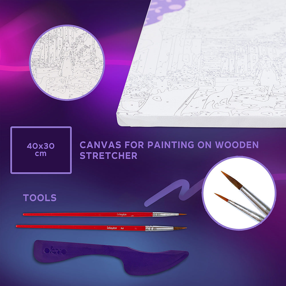 3D modeling+painting kit TM OKTO & Ideyka "Lemon weekend" 11.8" x 15.7" inch