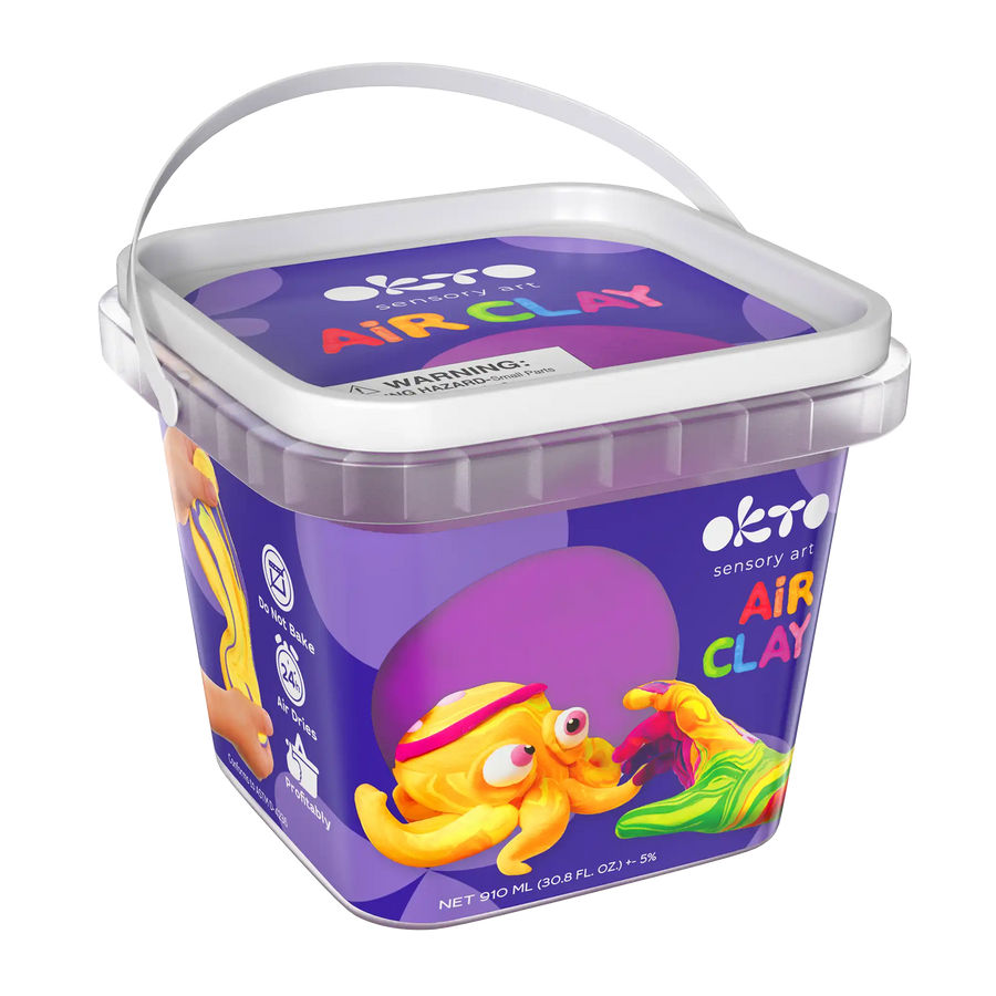Air Dry Modeling Clay PURPLE 900 ml, photo 2