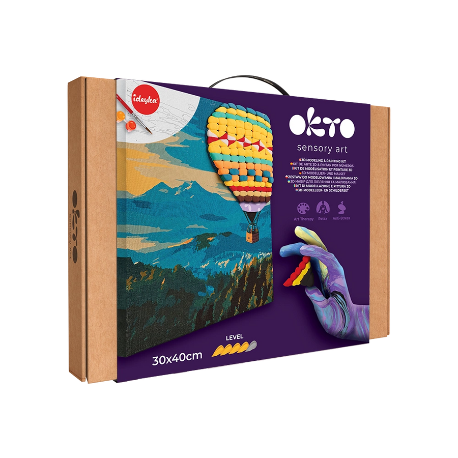 3D modeling+painting kit Hot air balloon flight, photo 5