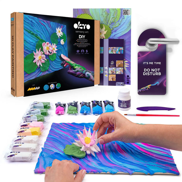 3D PICTURES Famous Masterpieces DIY set ”Water lilies”