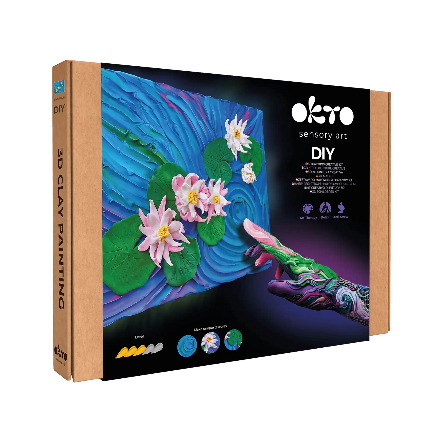 3D PICTURES Famous Masterpieces DIY set ”Water lilies”
