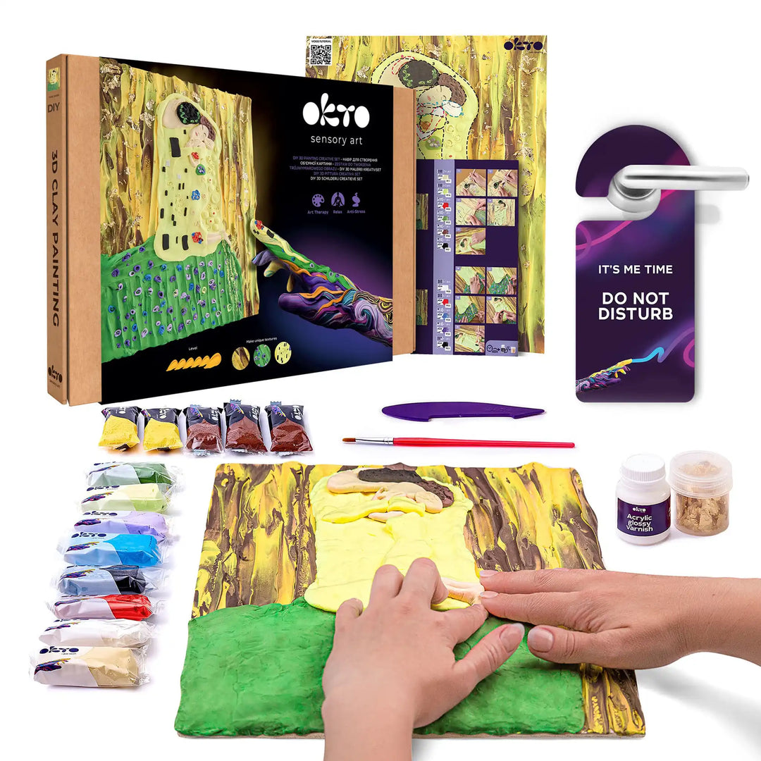 3D PICTURES Famous Masterpieces DIY set ”KISS”
