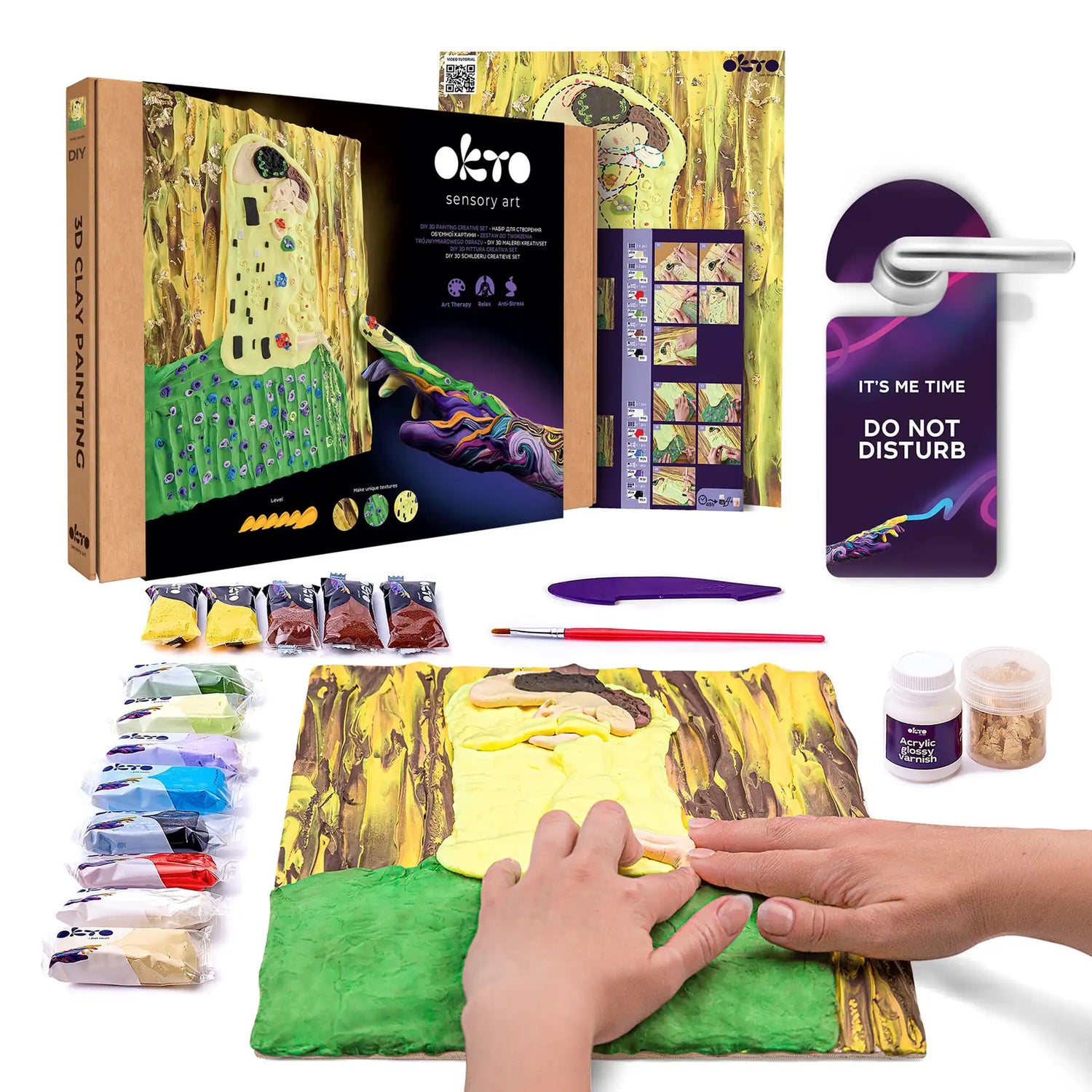 3D PICTURES Famous Masterpieces DIY set ”KISS”