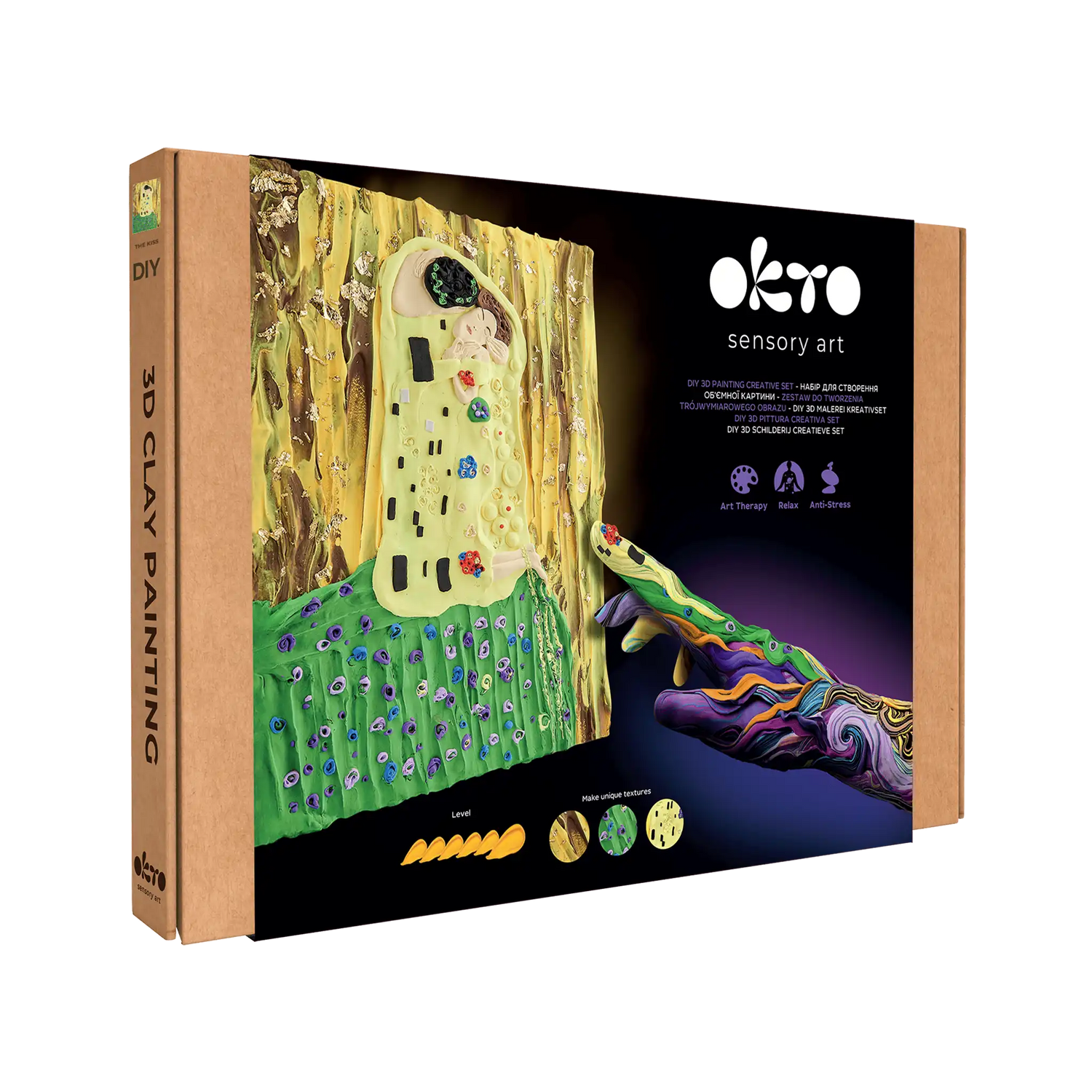 3D PICTURES Famous Masterpieces DIY set ”KISS”