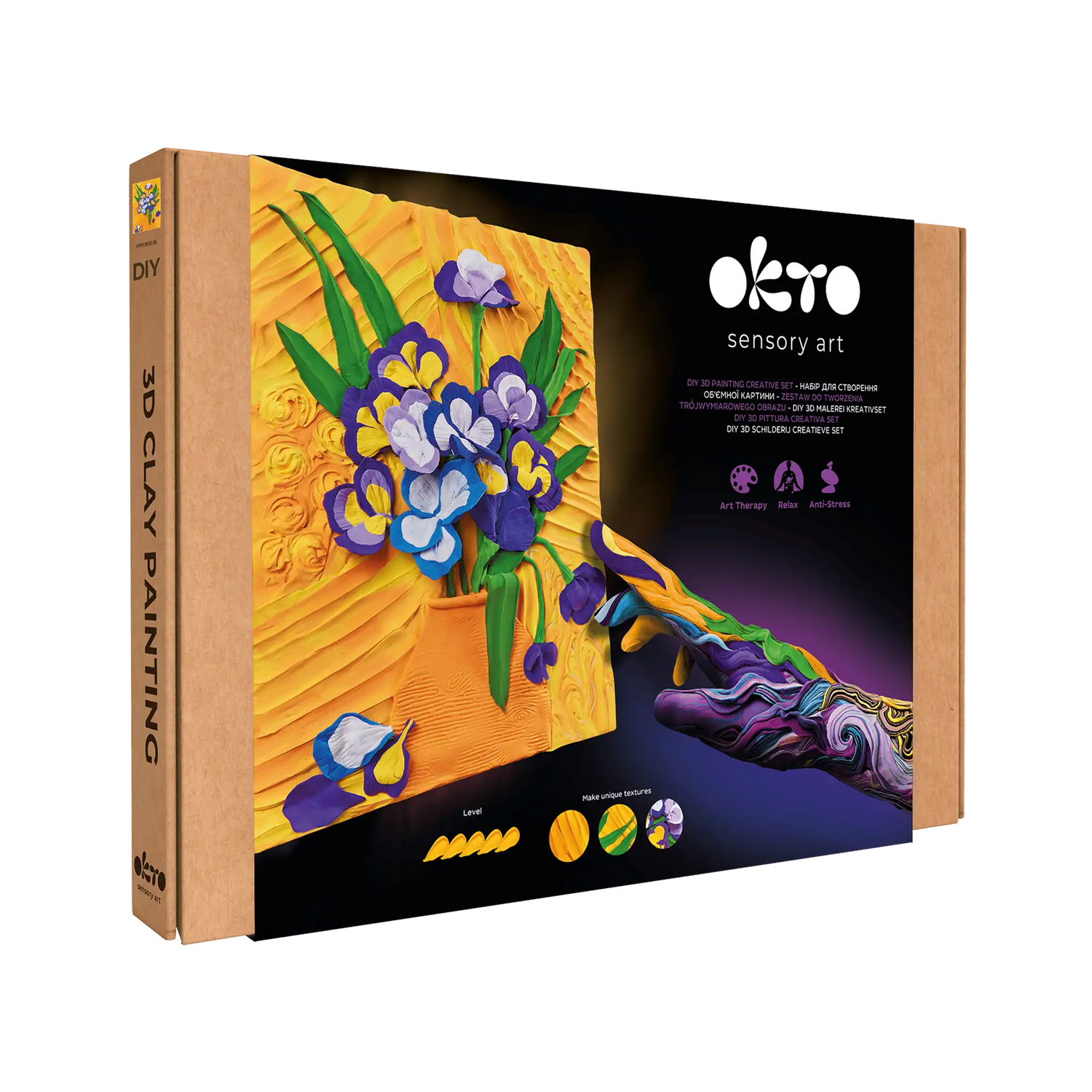 3D PICTURES Famous Masterpieces DIY set ”Irises”