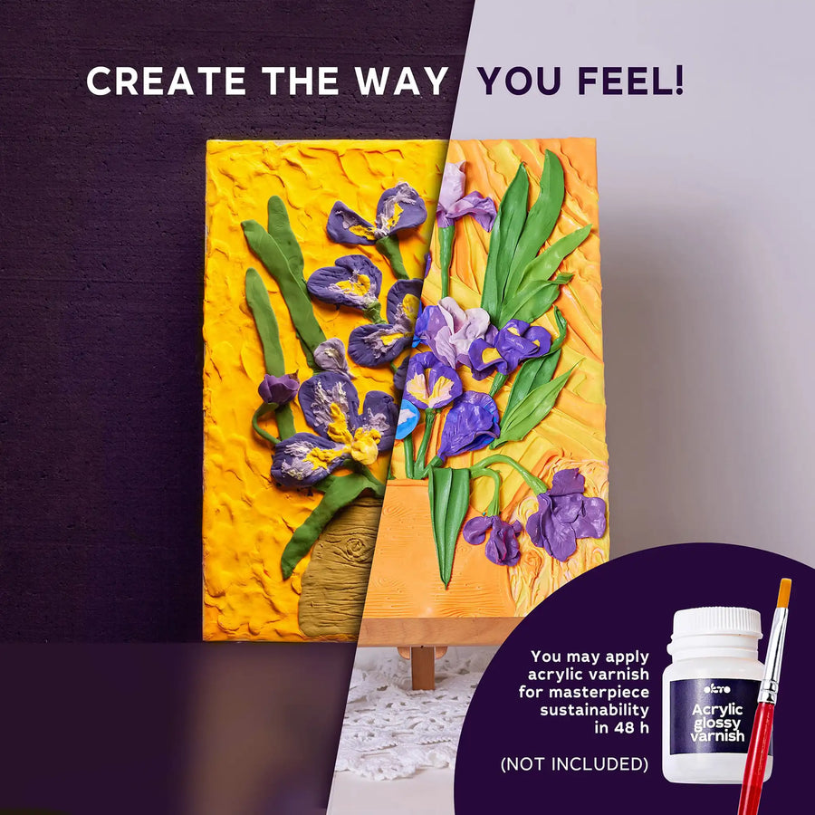 3D PICTURES Famous Masterpieces DIY set Irises, photo 7