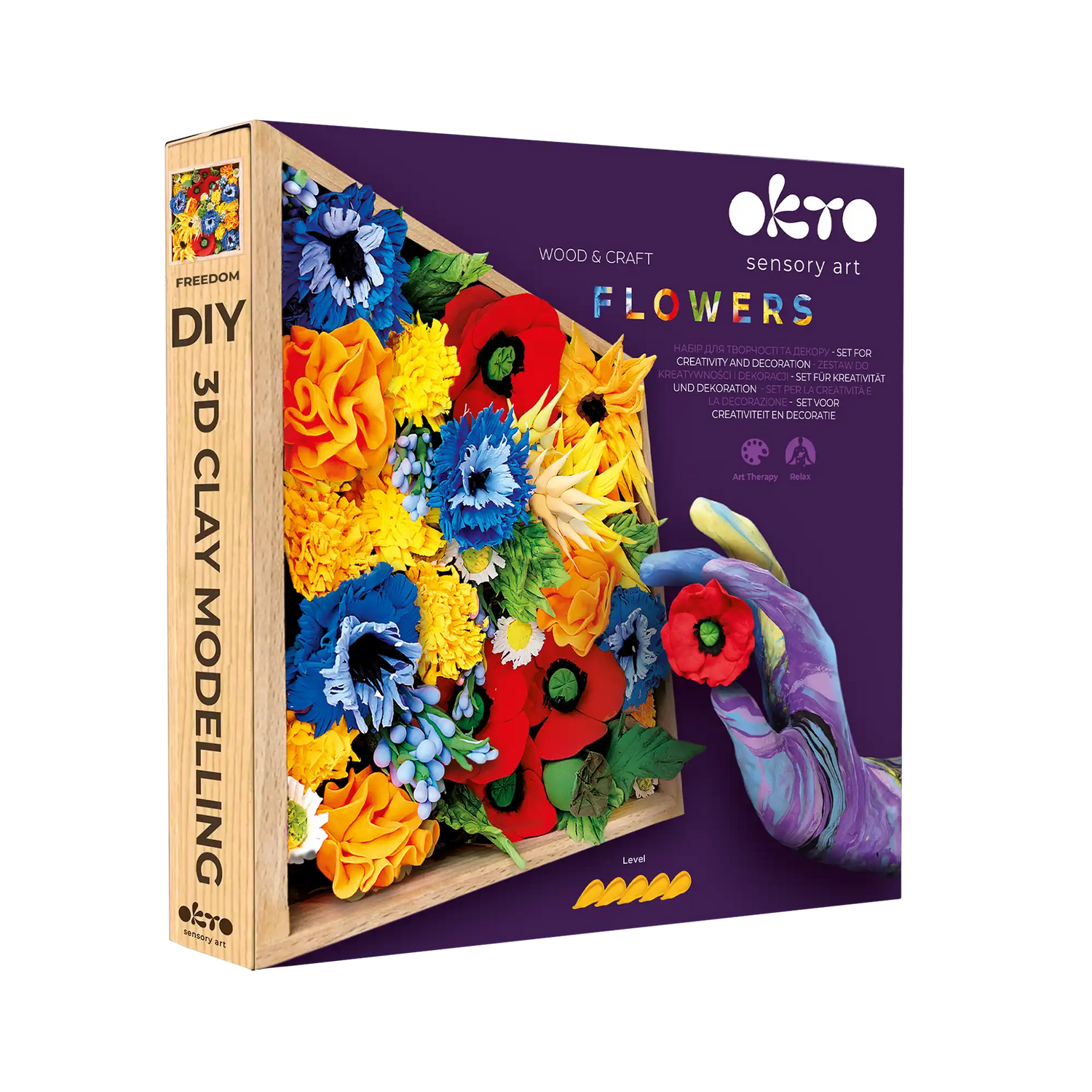 set Wood&Craft DIY "Flowers" FREEDOM