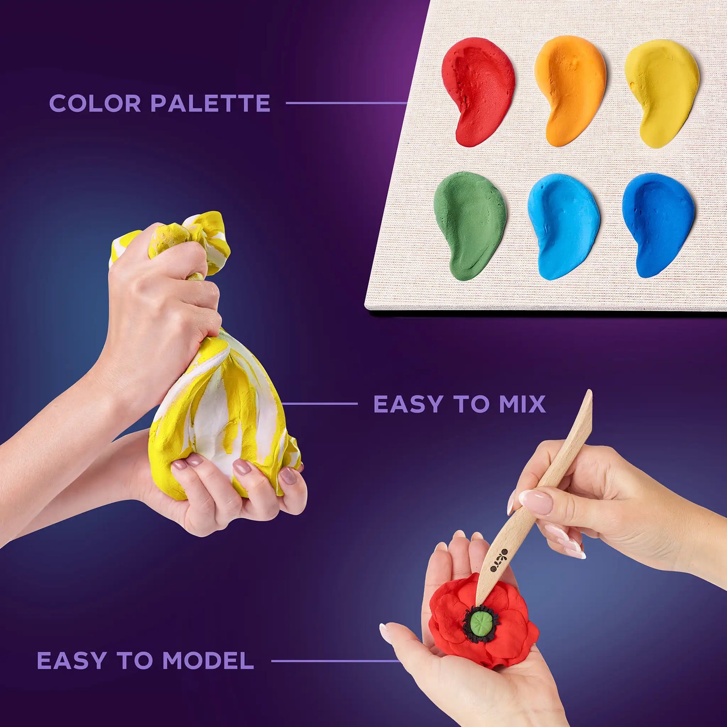 set Wood&Craft DIY "Flowers" FREEDOM