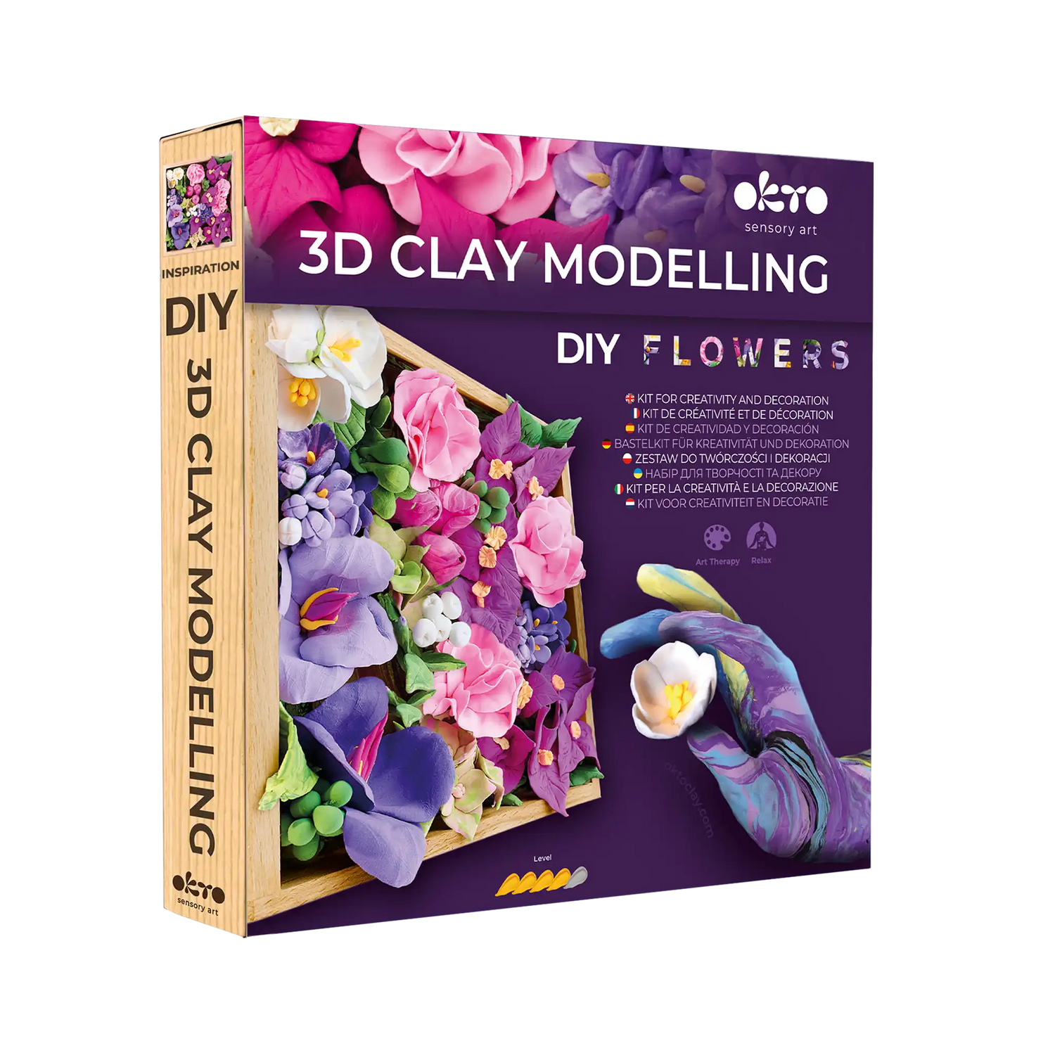 set Wood&Craft DIY "Flowers" INSPIRATION