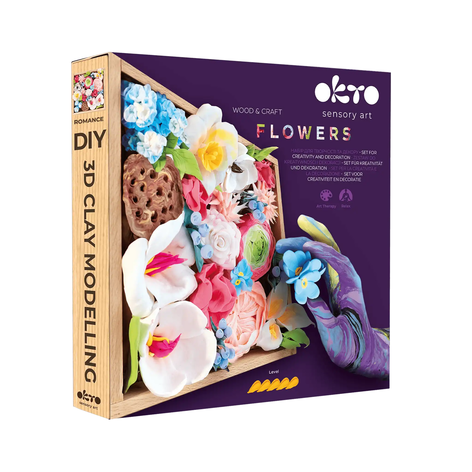set Wood&Craft DIY "Flowers" ROMANCE