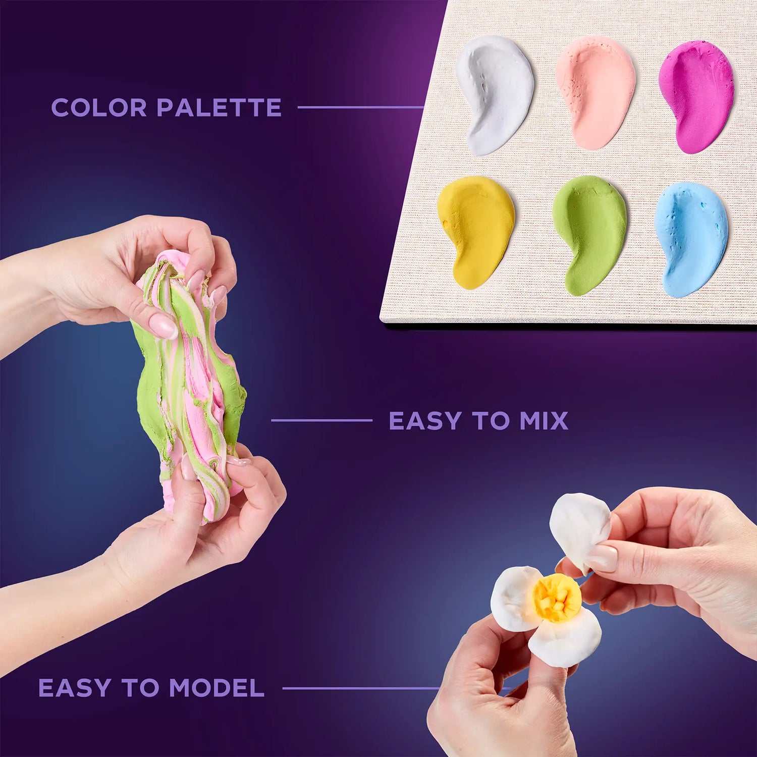 set Wood&Craft DIY "Flowers" ROMANCE