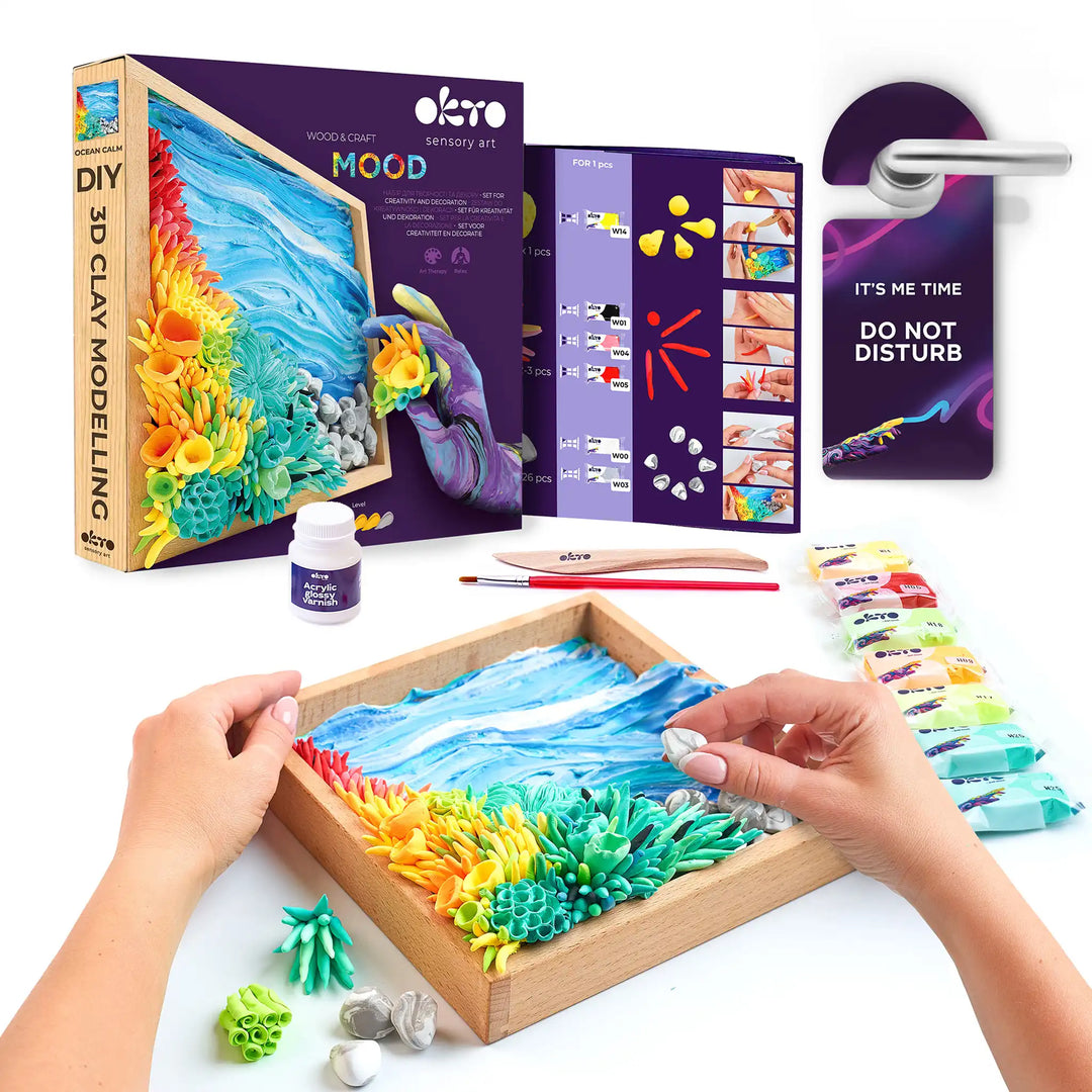 set Wood&Craft DIY "Mood" Ocean Calm
