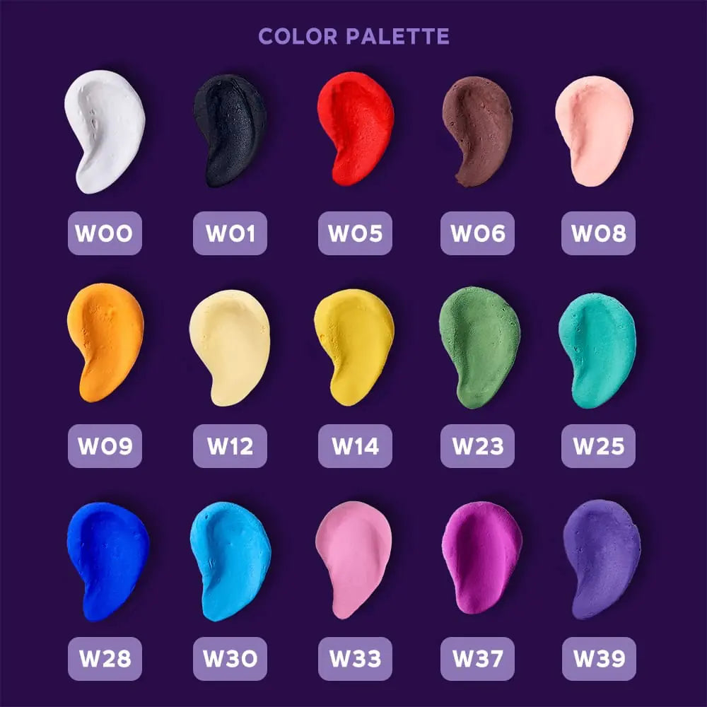 COLOURS L. Air clay compound PALLETE