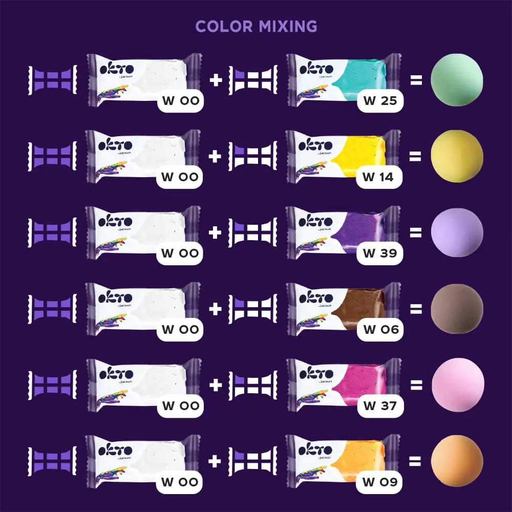 COLOURS L. Air clay compound WHITE