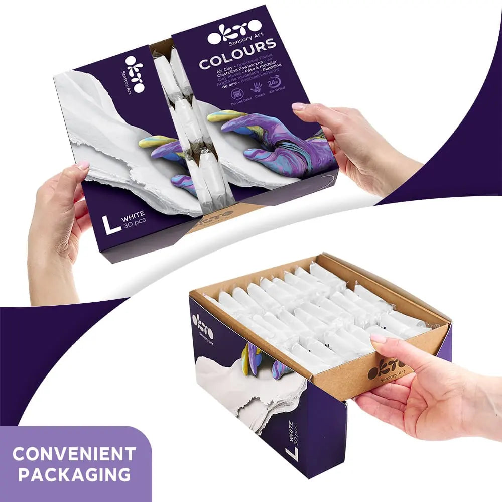 COLOURS L. Air clay compound WHITE