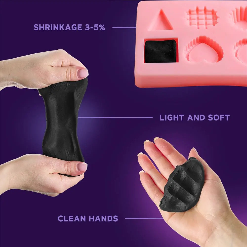 COLOURS S. Air clay compound W01 Black