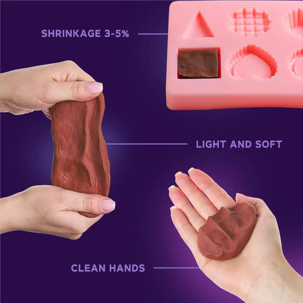 COLOURS S. Air clay compound W06 Chocolate