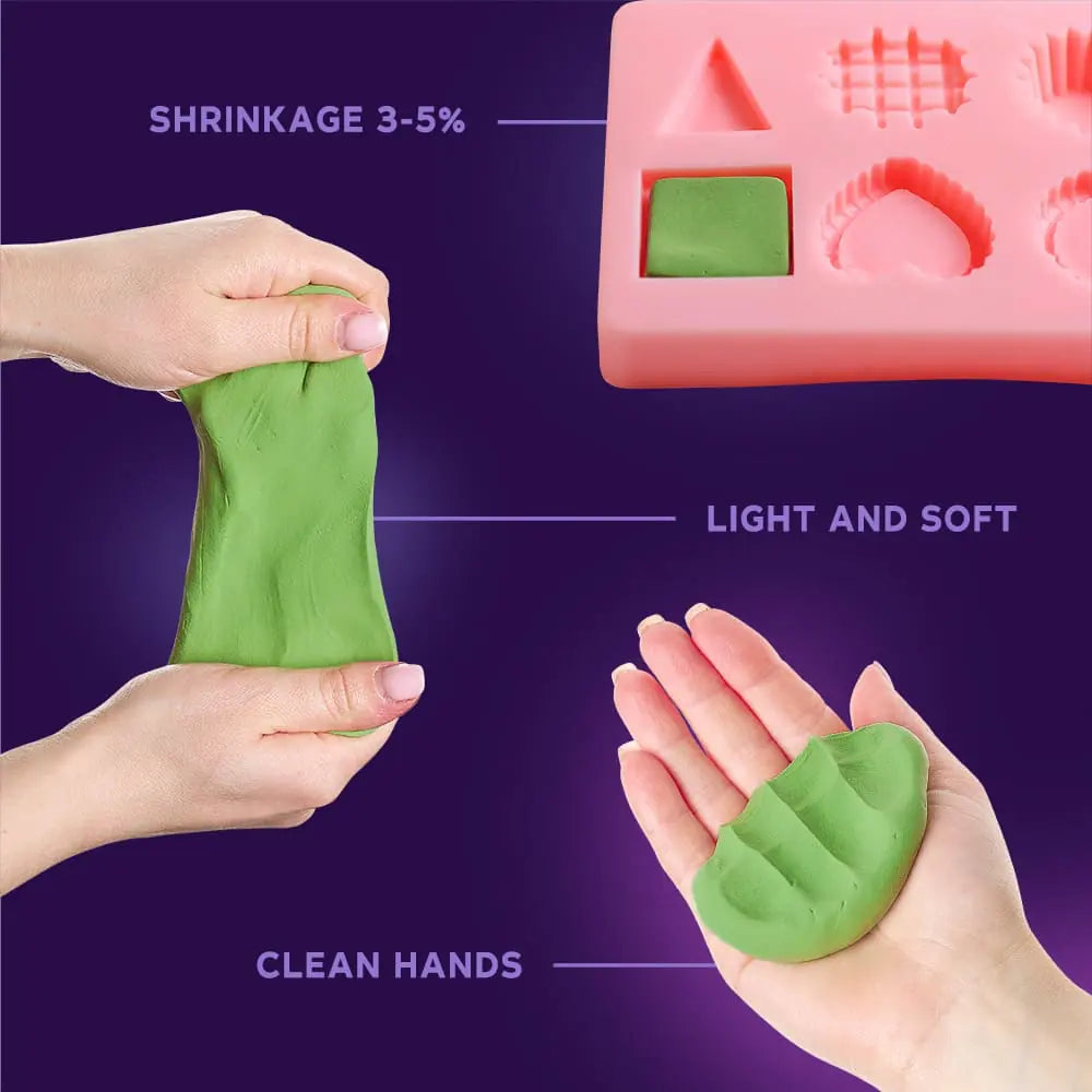 COLOURS S. Air clay compound W23 Forest Green