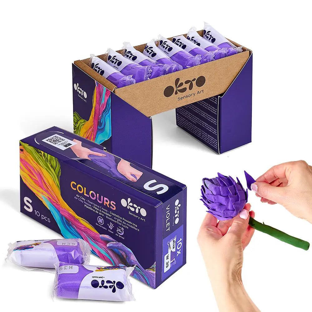 COLOURS S. Air clay compound W40 Violet