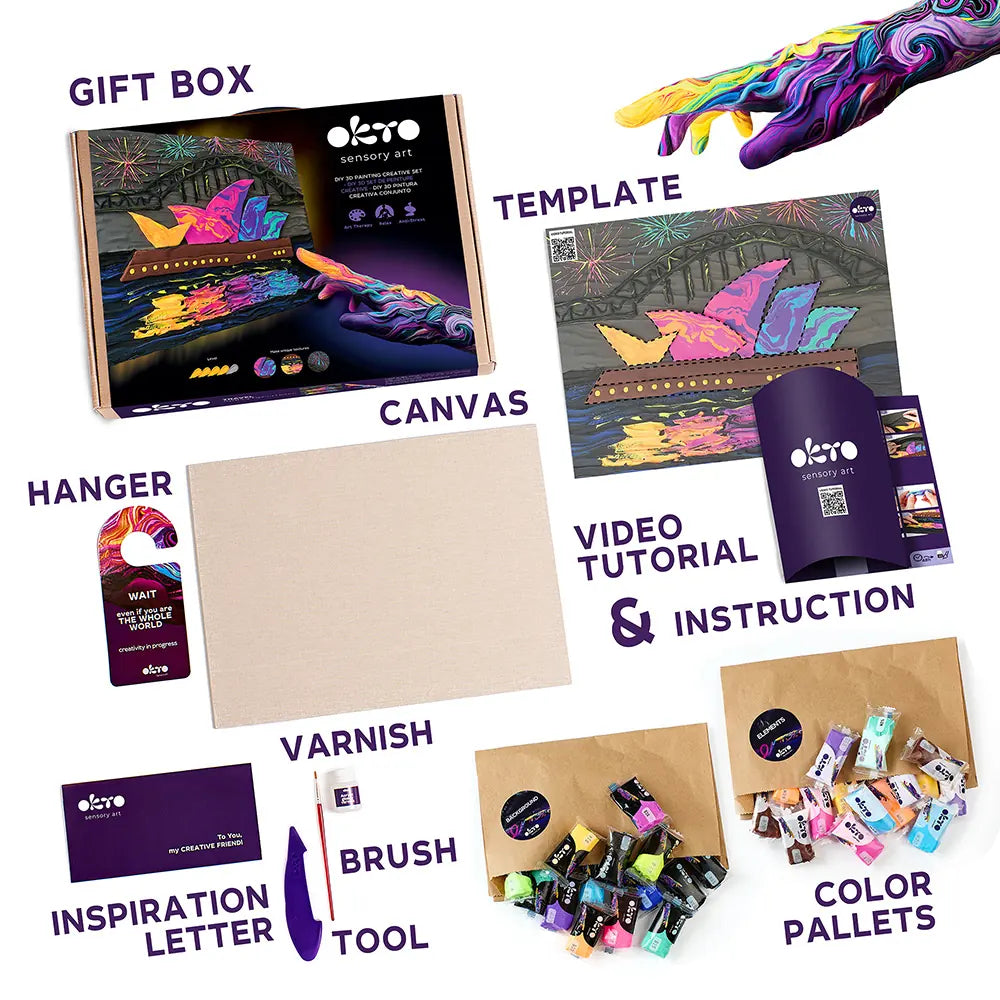 3D PICTURES TRAVEL DIY 3D Painting TM OKTO 