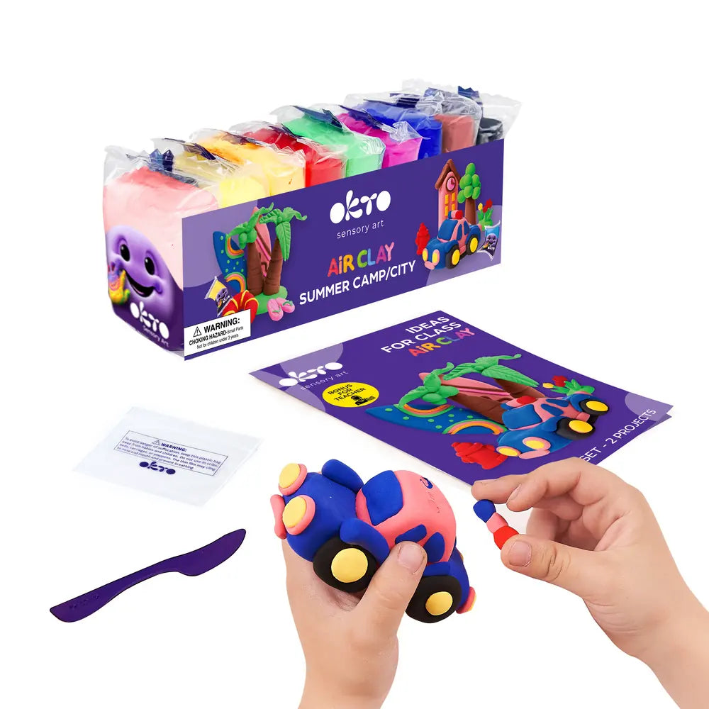 School supplues  Air clay set School Supplies ТМ ОКТО Summer camp/City