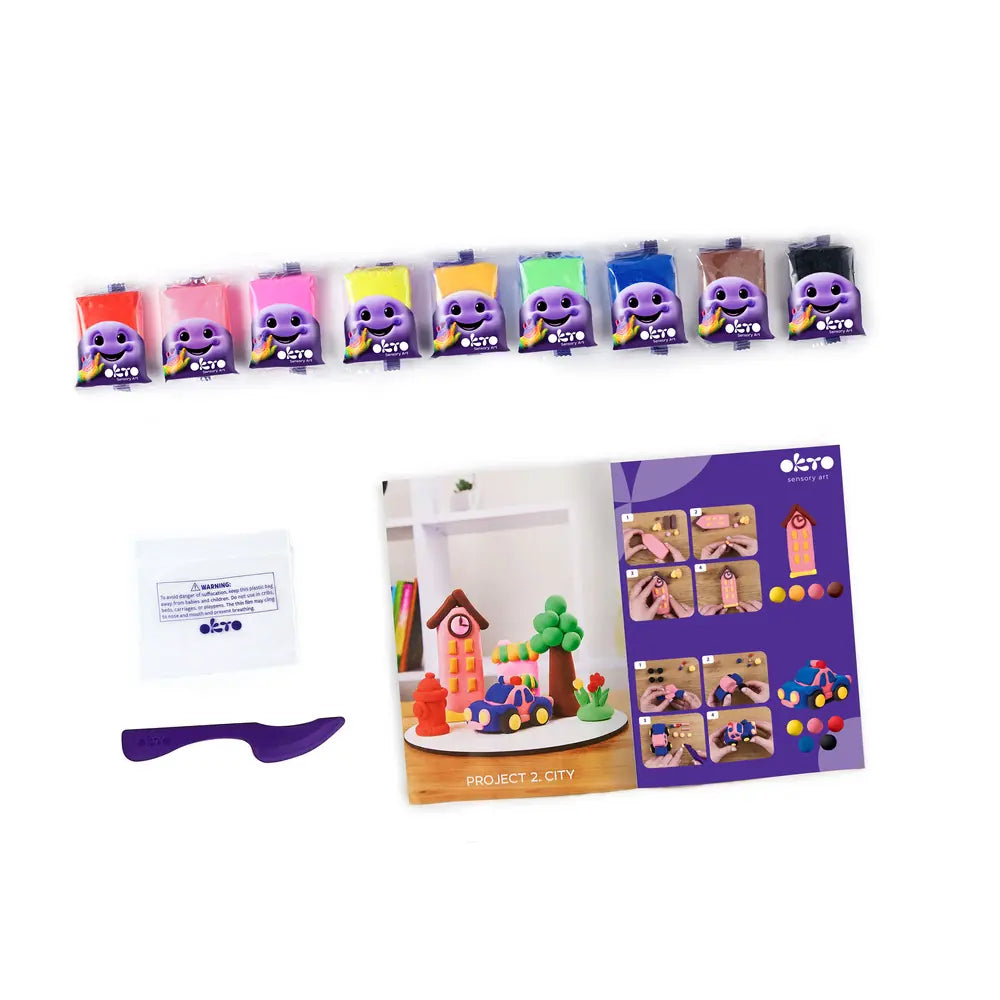 School supplues  Air clay set School Supplies ТМ ОКТО Summer camp/City