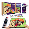 Coloring with clay set by numbers  ТМ ОКТО  Pug Dog 11.4" x 11.4" inch