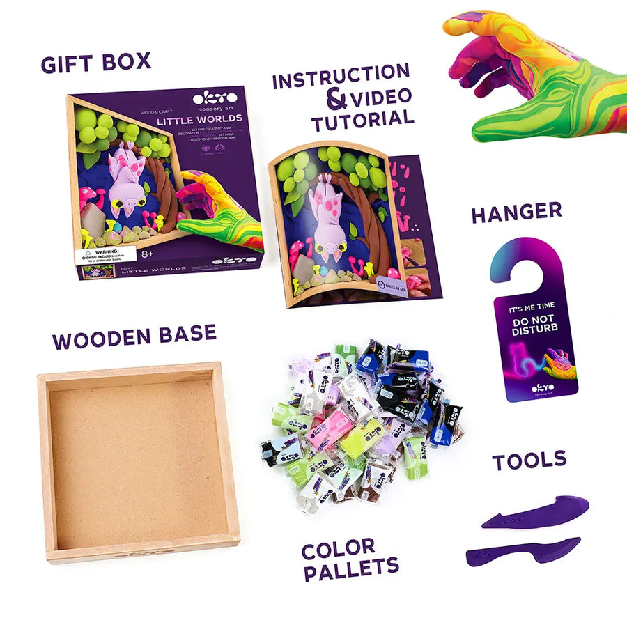 Wood&Craft DIY set Little Worlds BAT, photo 3