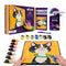 Coloring with clay set by numbers CAT