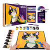Coloring with clay set by numbers  ТМ ОКТО  Cat 11.4" x 11.4" inch