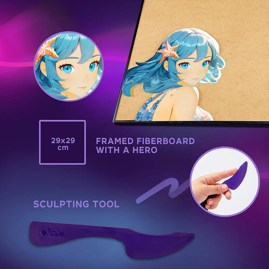 DIY 3D Painting set MANGA Water, photo 5