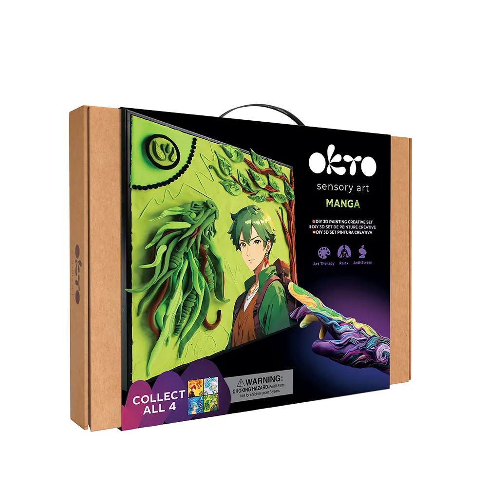 DIY 3D Painting  set "MANGA" Earth 11.8" x 15.7" inch