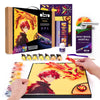DIY 3D Painting set  "MANGA" Fire 11.8" x 15.7" inch