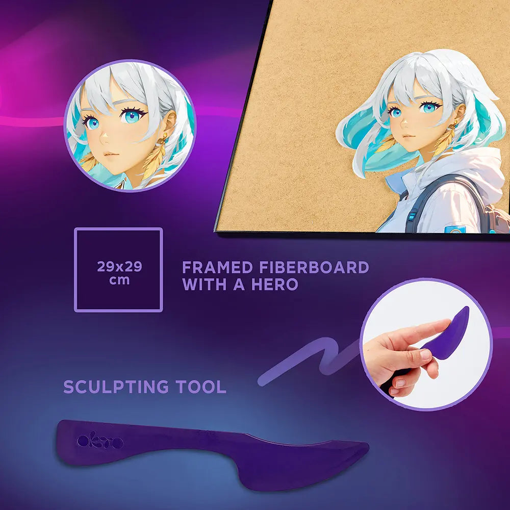 DIY 3D Painting set "MANGA" Air 11.8" x 15.7" inch