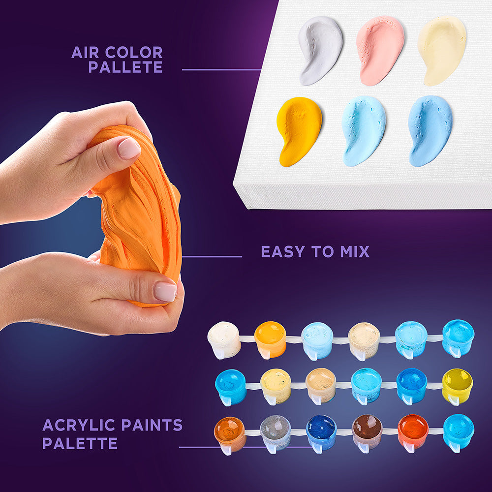 3D modeling+painting kit TM OKTO & Ideyka "Greetings from Paris" 11.8" x 15.7" inch