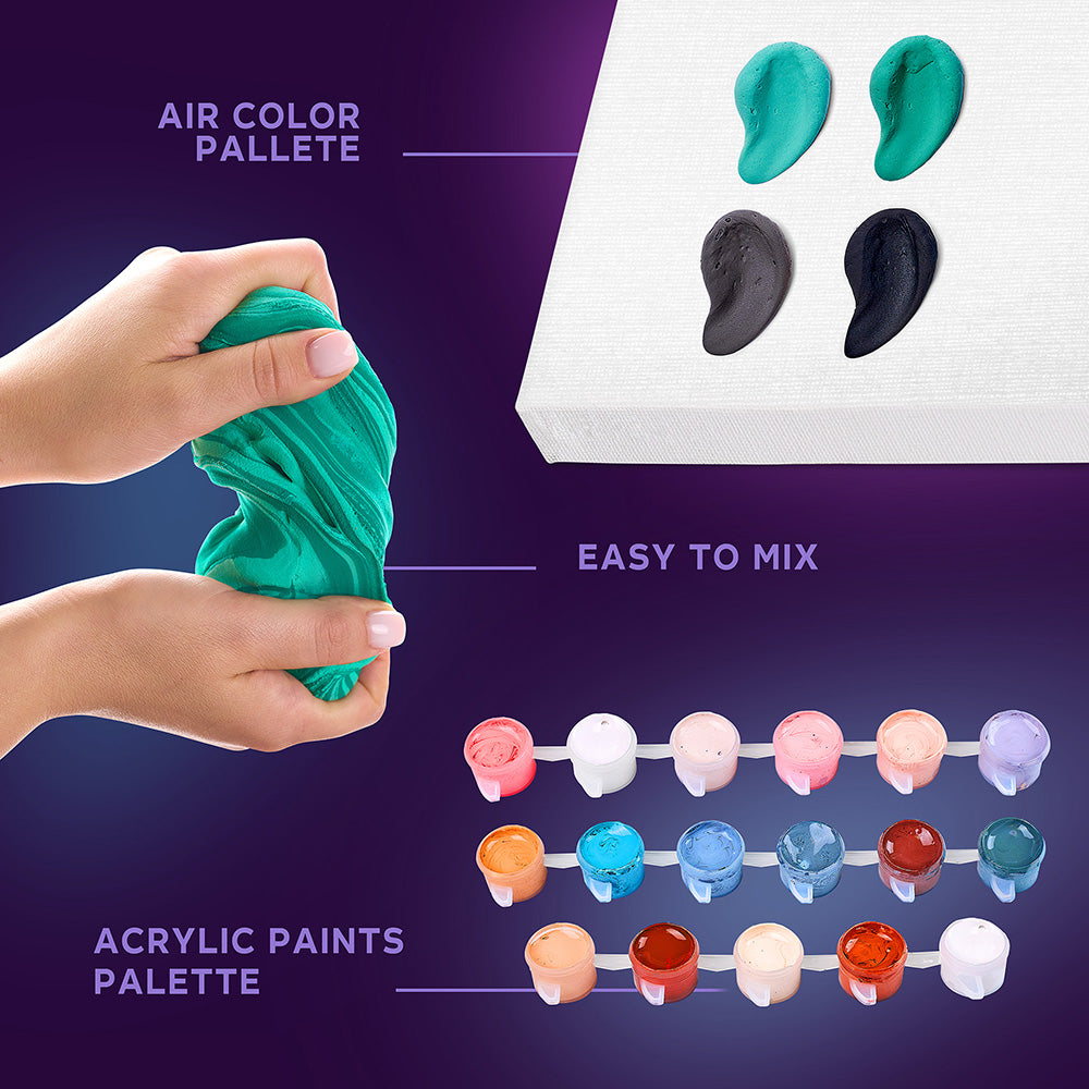 3D modeling+painting kit TM OKTO & Ideyka "Fashion Corgi" 11.8" x 15.7" inch