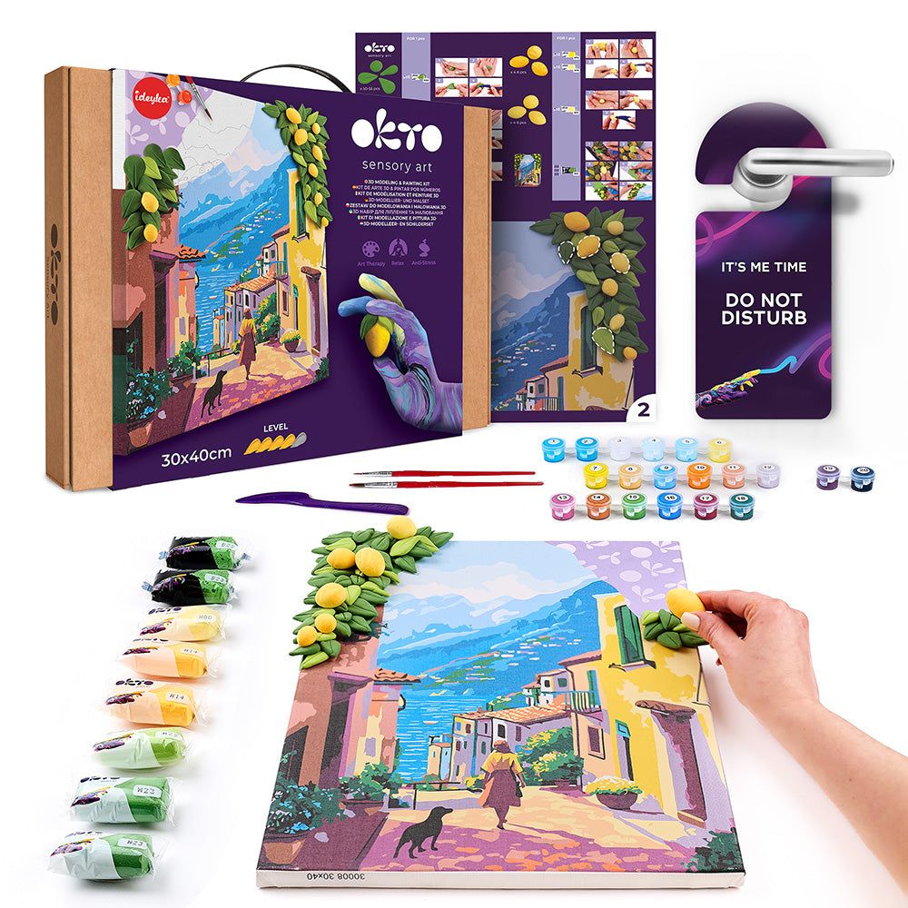 3D modeling+painting kit "Lemon weekend"