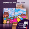 3D PICTURES Famous Masterpieces DIY set ”Flower beds in Holland”