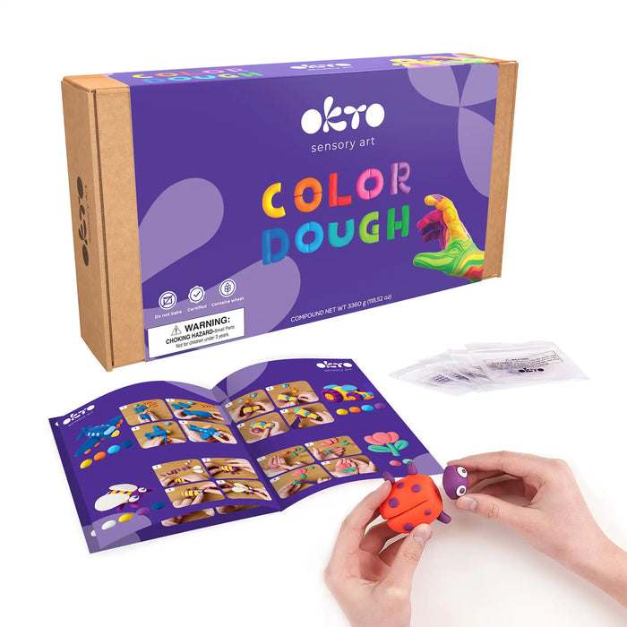 Color Dough for Kids. Classpack. 96 Packs & 8 Colors