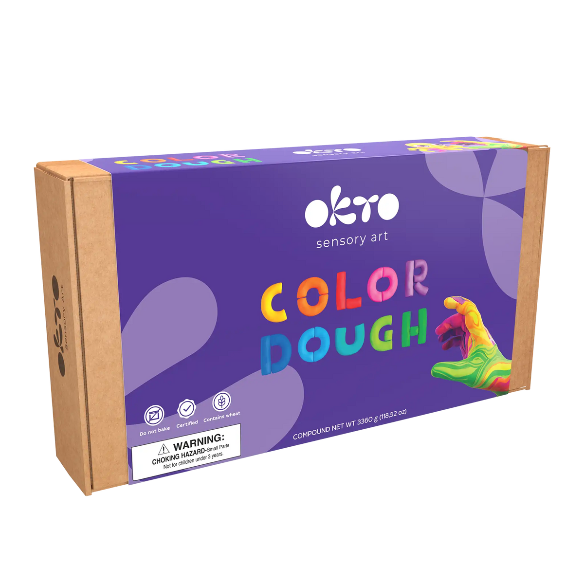 Material escolar: Masa de colores para niños. Paquete de clase. 96 paquetes y 8 colores. 