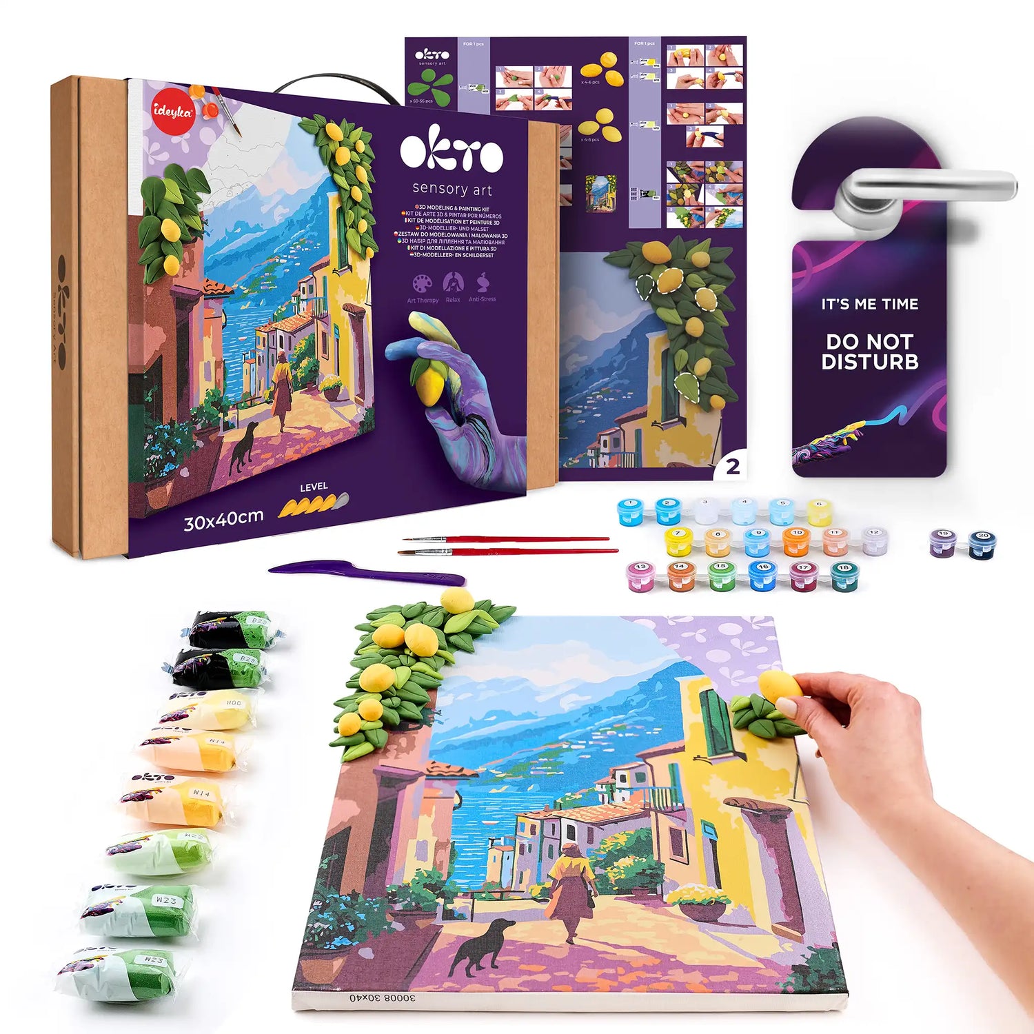 3D modeling+painting kit "Lemon weekend"