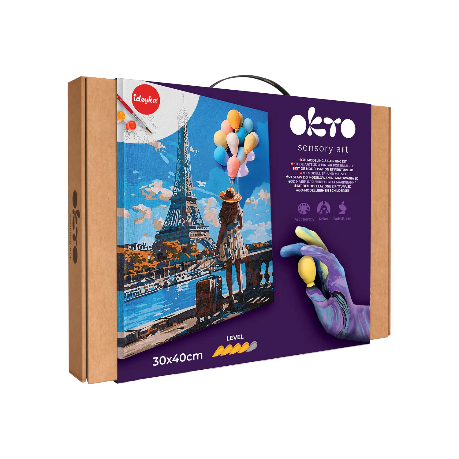 3D modeling+painting kit "Greetings from Paris"