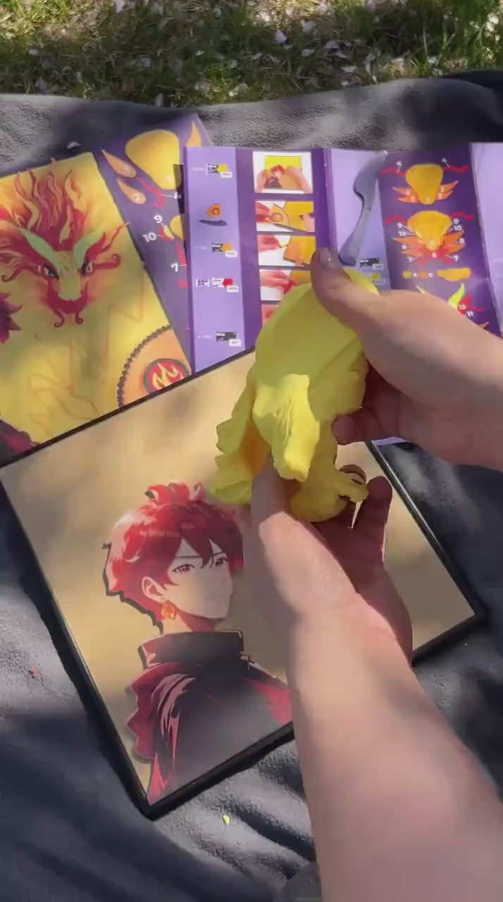 DIY 3D Painting set  "MANGA" Fire