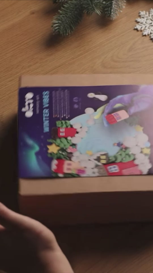 Kit creativo 3D "Vibraciones invernales" 8,3" x 8,3" pulgadas