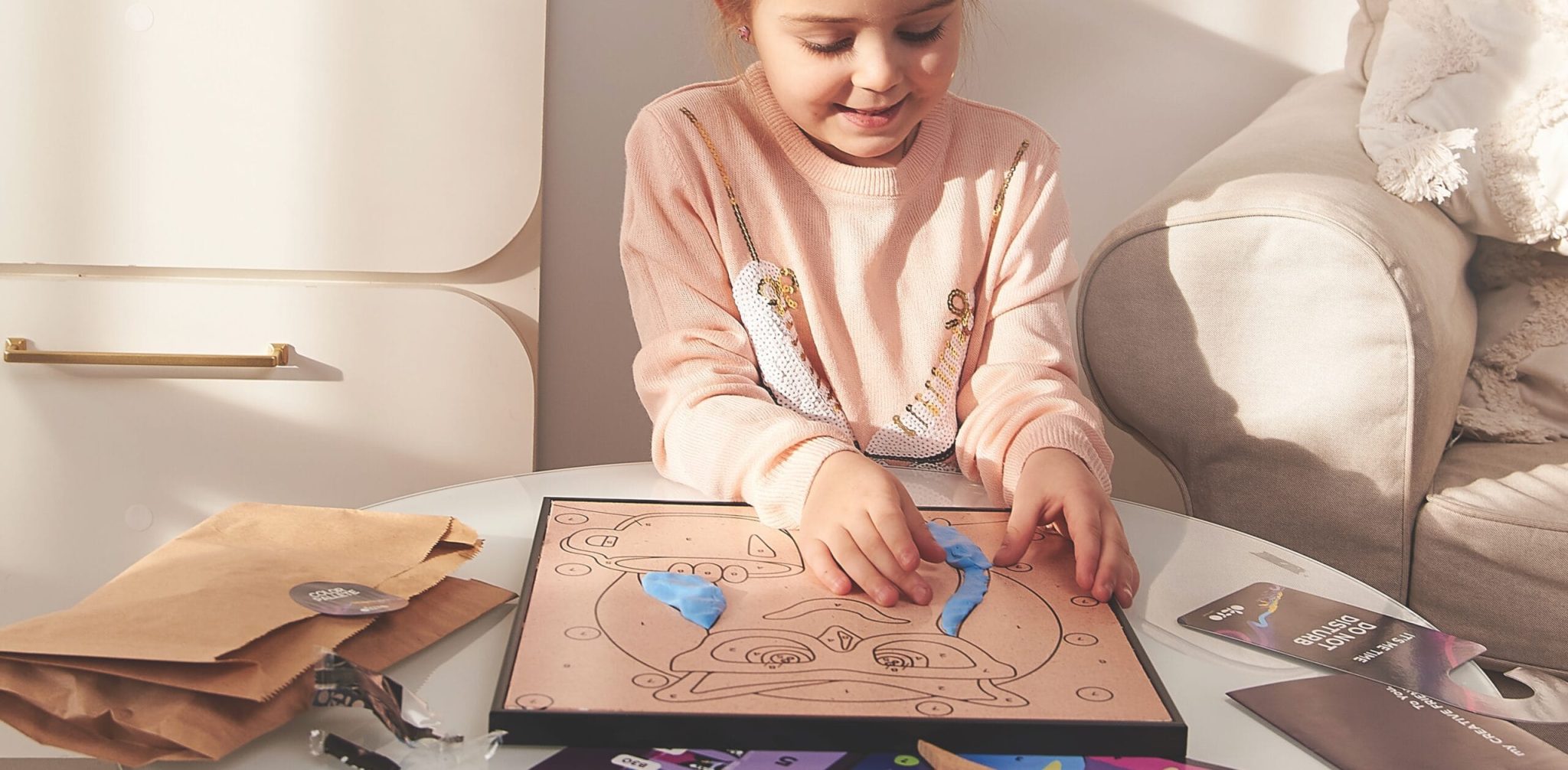 Paint by numbers for kids: a creative hobby that develops