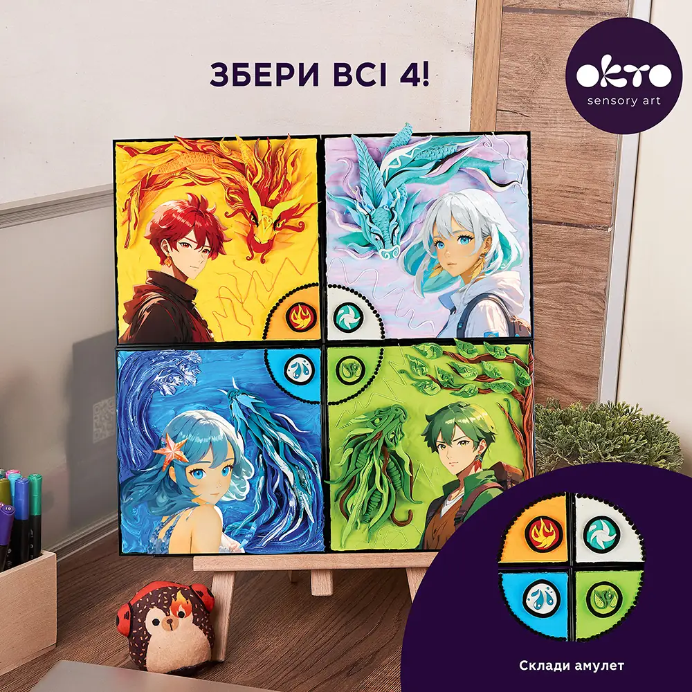 3D Paint by Numbers "Manga"