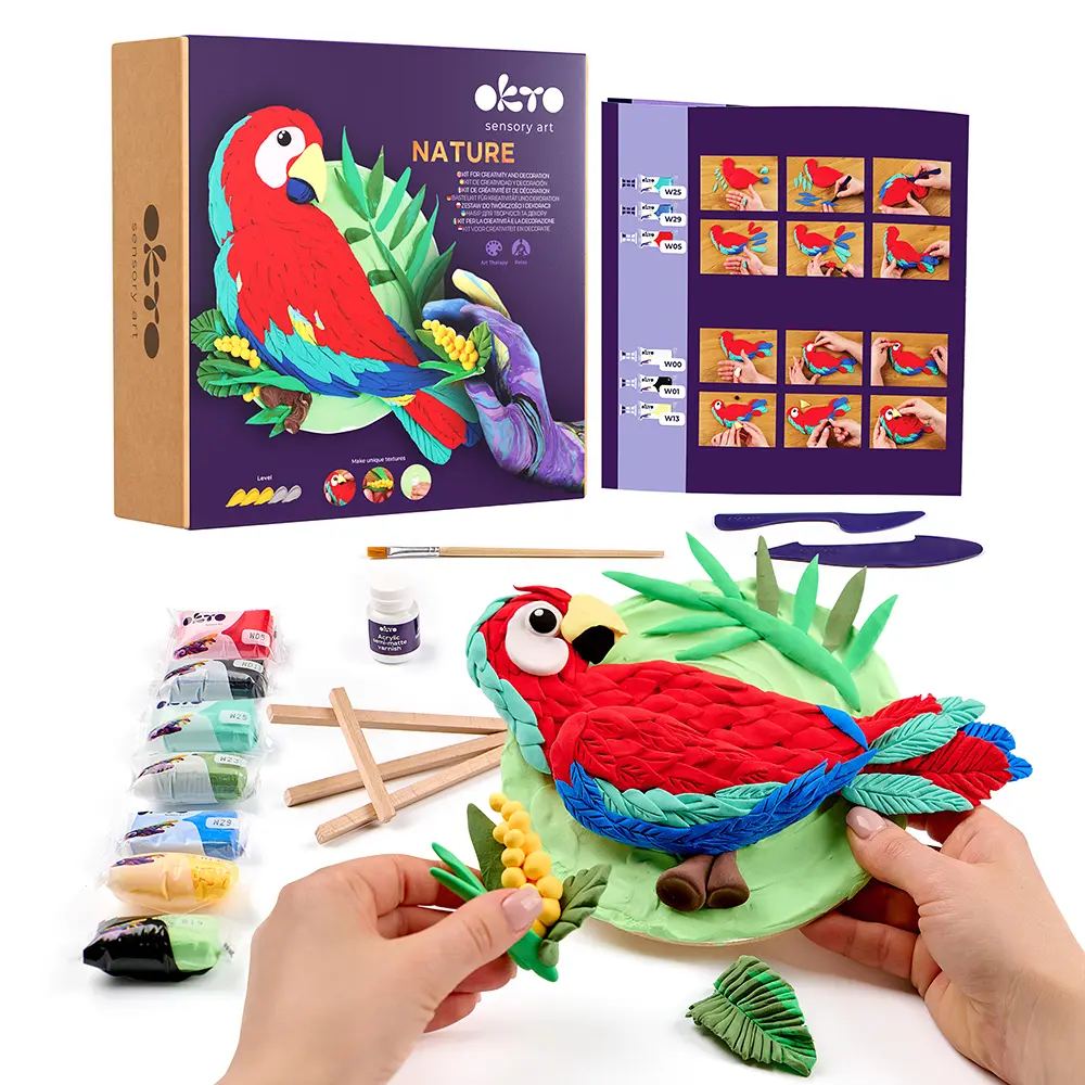 3D Creative Kit "Nature"– Macaw - View 1